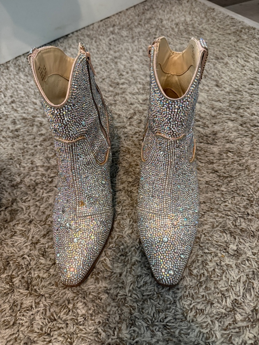 Matisse Crystal-Embellished Women's Ankle Boots - Iridescent